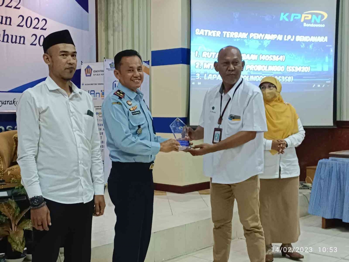 Kembali Raih Prestasi, Rutan Kraksaan Sabet 3 Penghargaan Keuangan ...