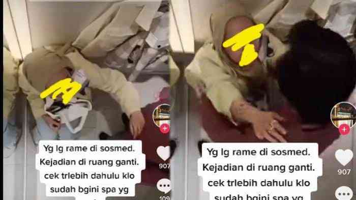 Viral! Video Mesum 45 Detik Wanita Berhijab di Ruang Ganti Mall Terekam
