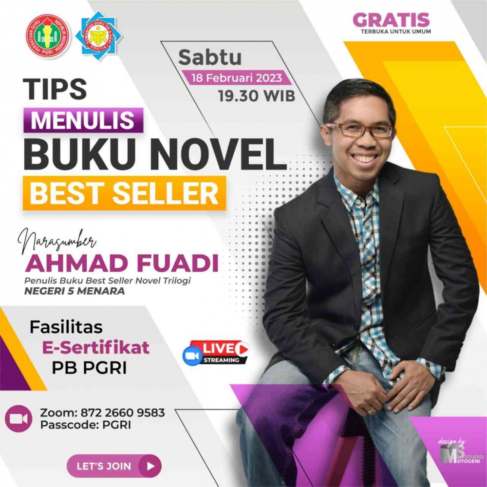 Fuadi Tips Menulis Buku Novel Best Seller Bersama Ahmad Fuadi Halaman 1 ...