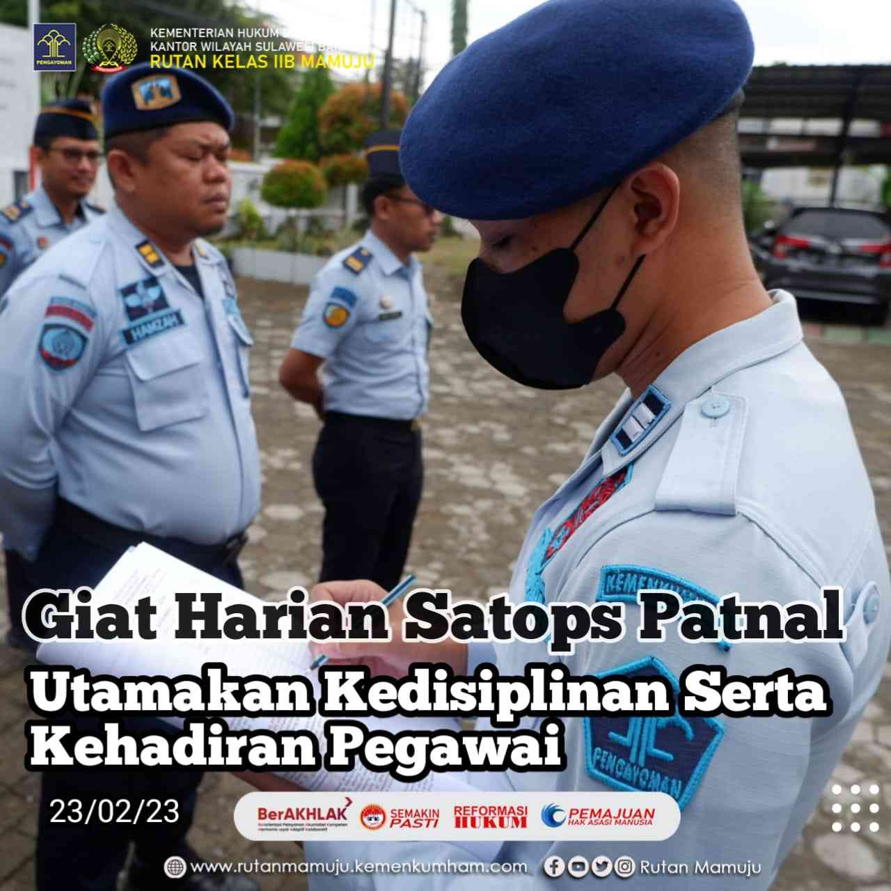 Giat Harian Satops Patnal, Utamakan Kedisiplinan Dan Kehadiran Pegawai ...