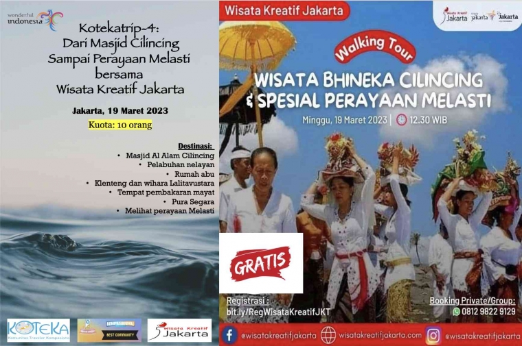 Kotekatrip-4: Dari Masjid Cilincing Sampai Perayaan Melasti Bersama Wisata Kreatif Jakarta
