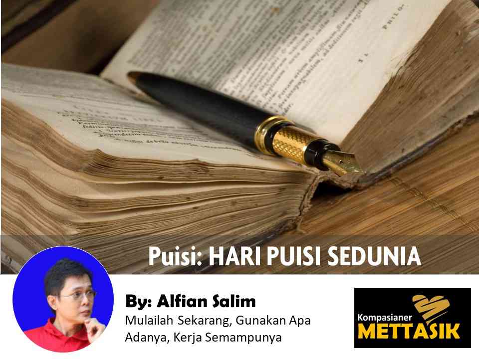 Puisi: Hari Puisi Sedunia - Kompasiana.com