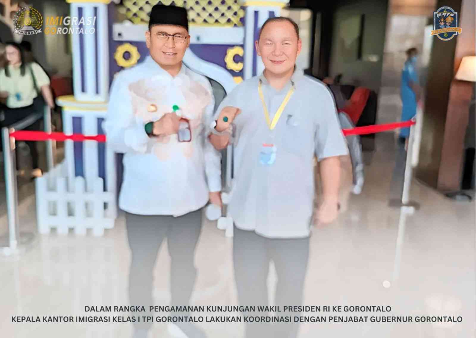 Kunjungan Wapres RI Ke Gorontalo, Kepala Kanim Kelas I TPI Gorontalo ...