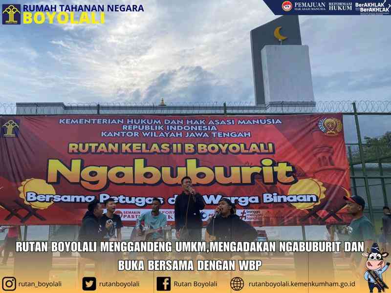 Rutan Boyolali Menggandeng UMKM, Adakan Ngabuburit Dan Buka Bersama ...