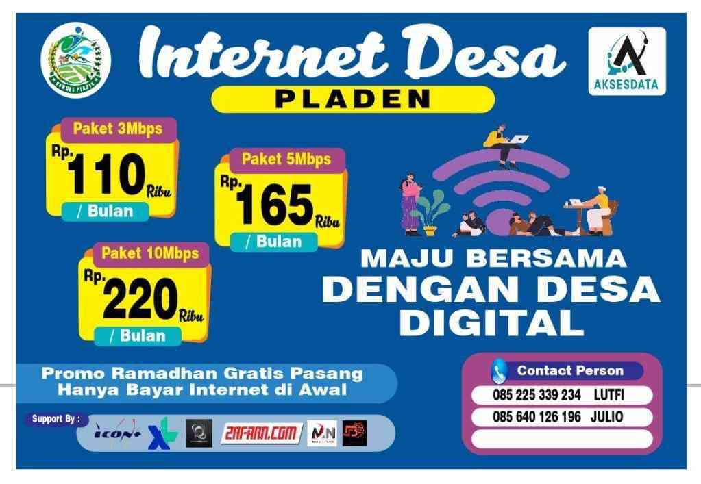 Dongkrak Akses Digital, 80 Warga Desa Pladen Jadi Pelanggan Baru ...