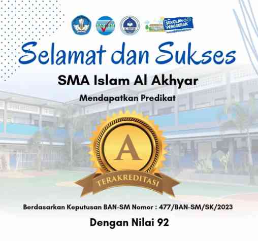 Perjuangan Yang Membuahkan Hasil SMA Islam Al Akhyar Raih Akreditasi A ...