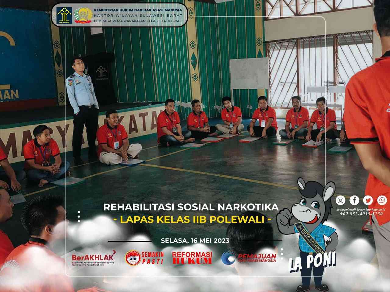 30 Peserta Program Rehabilitasi Sosial Narkotika Lapas Polewali Ikuti ...