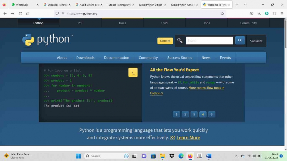 TB 2 Audit Sistem Informasi Pemrograman Python Bidang Kesehatan Halaman ...