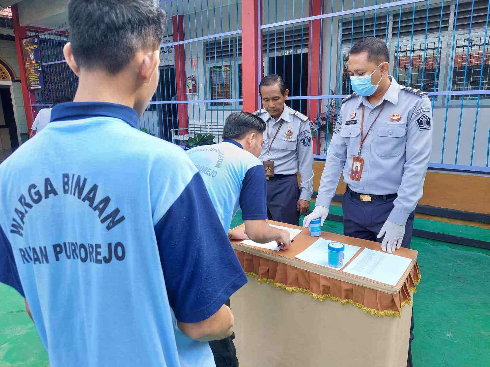 Konsisten Lawan Peredaran Narkoba, Rutan Purworejo Gelar Tes Urine ...