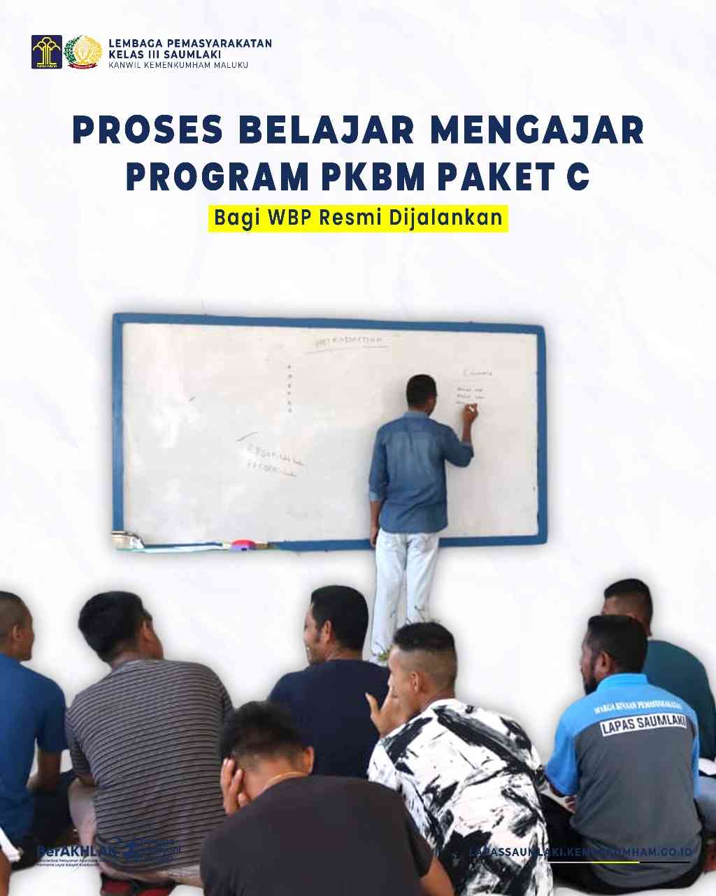 Proses Belajar Mengajar Program PKBM Paket C Bagi WBP Resmi Dijalankan ...