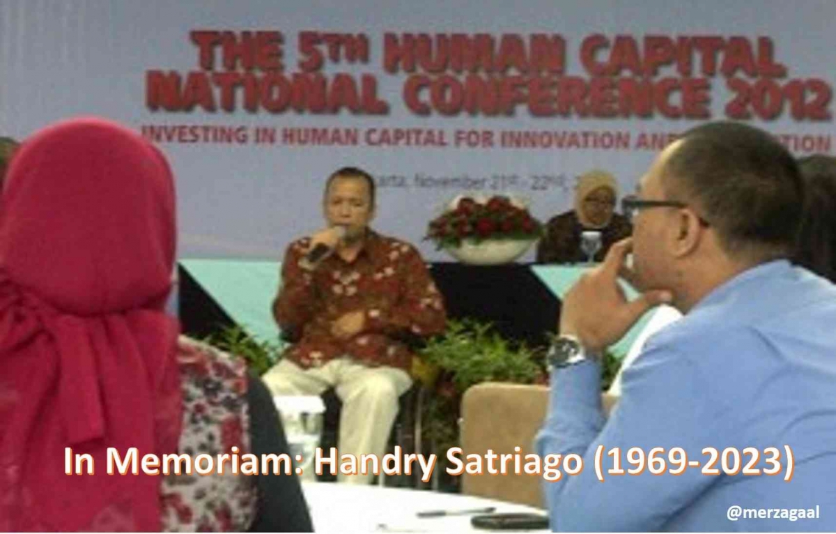 Handry In Memoriam: Handry Satriago (1969-2023) Halaman 1 - Kompasiana.com
