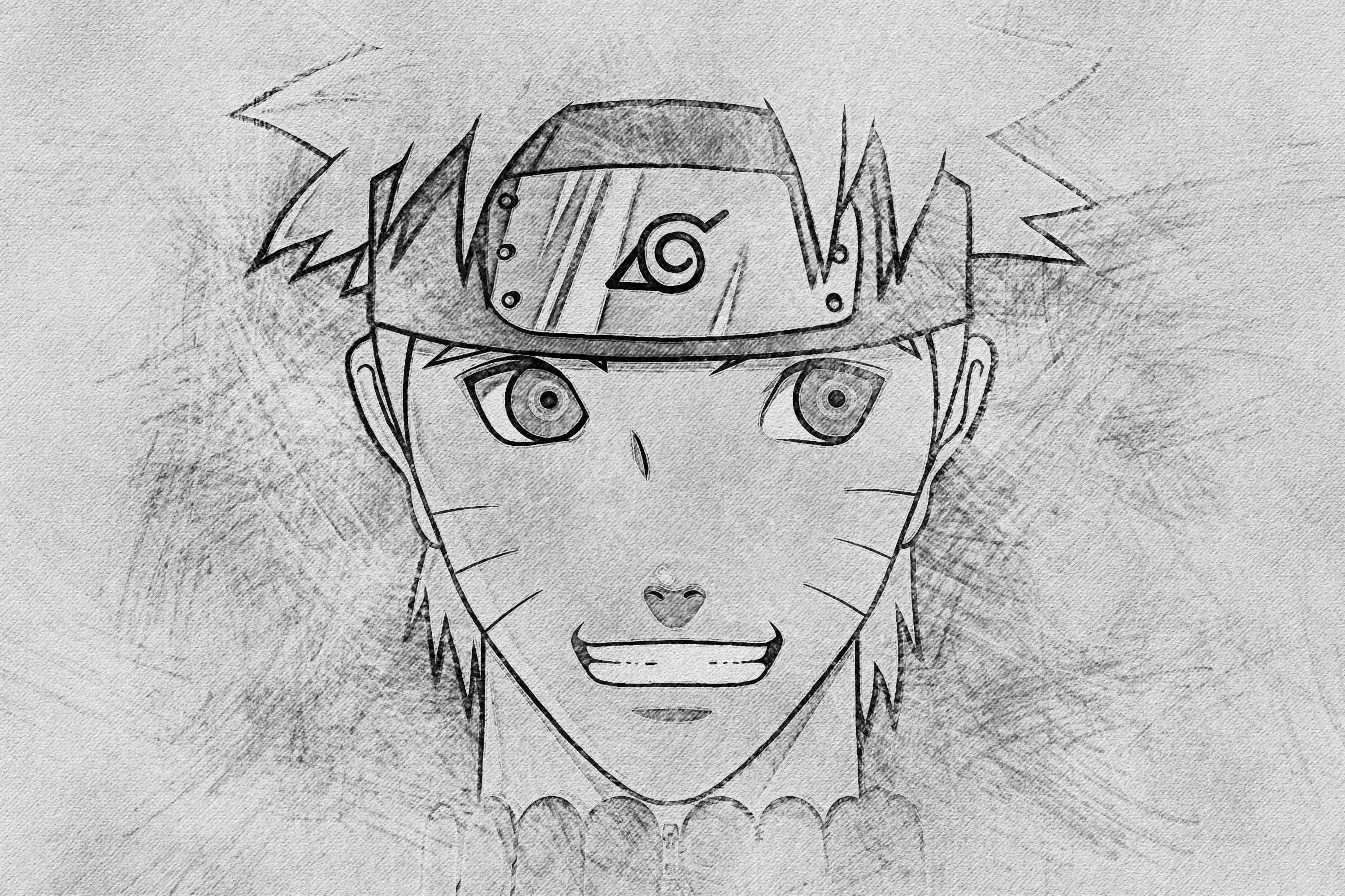 Kakashi Icon di 2023  Sketsa anime, Sketsa