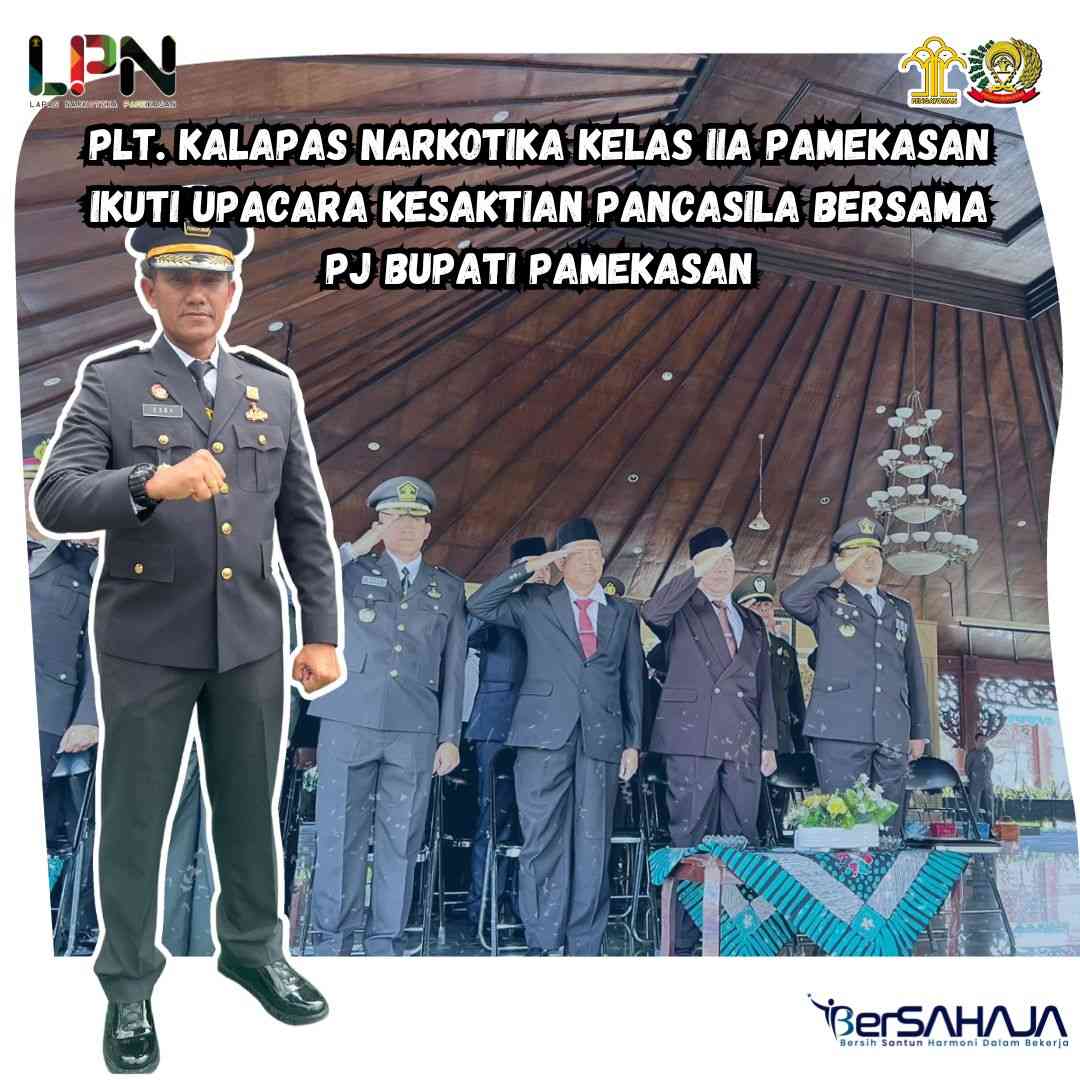 Plt. Kalapas Narkotika Kelas IIA Pamekasan Mengikuti Upacara Peringatan ...