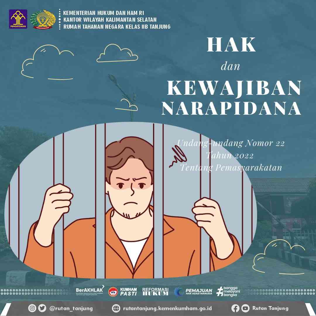 Hak Dan Kewajiban Narapidana Halaman 1 - Kompasiana.com