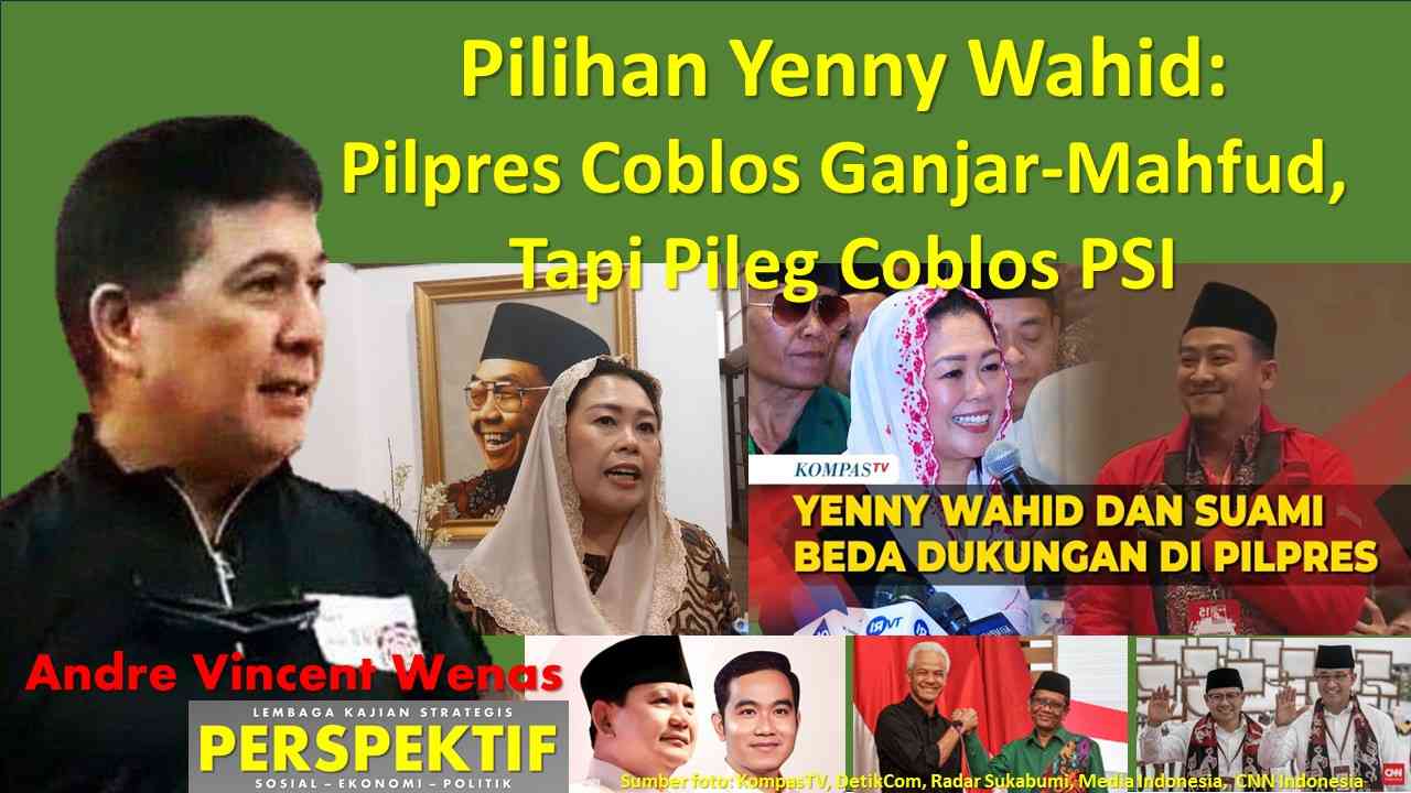 Pilihan Yenny Wahid: Pilpres Coblos Ganjar-Mahfud, Tapi Pileg Coblos ...