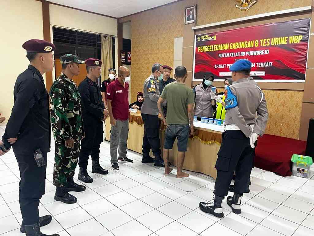 Bersama Satres Narkoba Polres Purworejo, Rutan Purworejo Gelar Tes ...