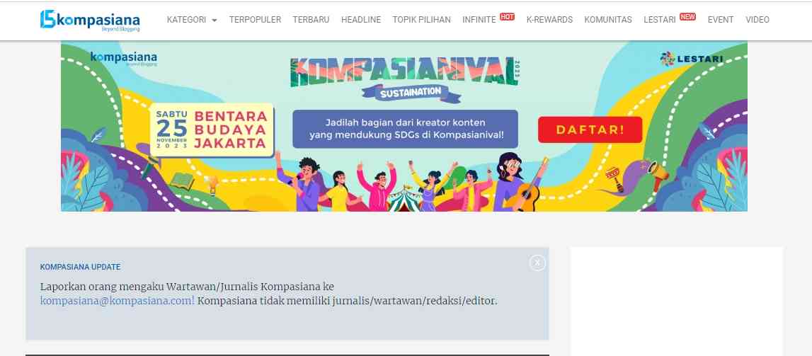 Langkah Menulis Artikel Di Kompasiana.com (kompasiana.com) Halaman 1 ...