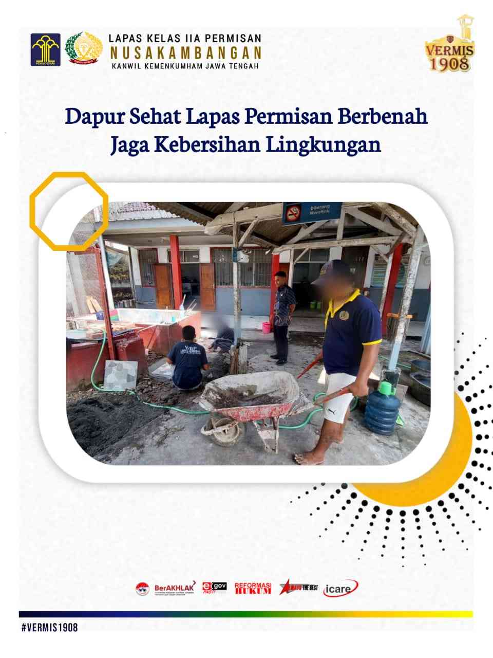 Dapur Sehat Lapas Permisan Berbenah Jaga Kebersihan Lingkungan ...