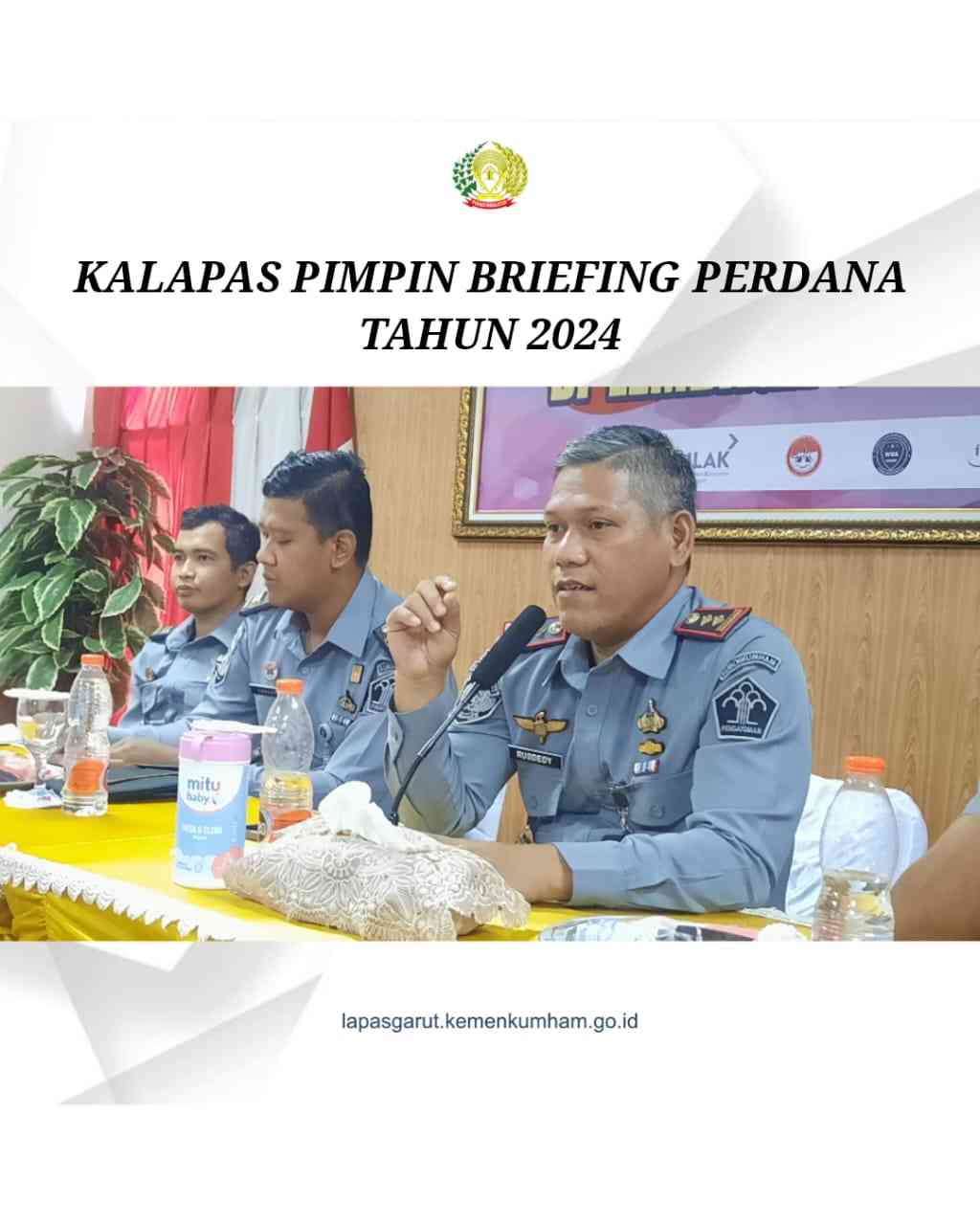 Briefing Perdana Tahun 2024 Dipimpin Oleh Kepala Lembaga Pemasyarakatan ...