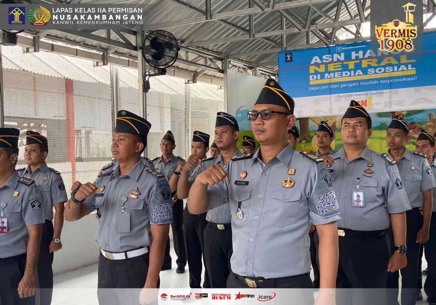 Lapas Permisan Ikuti Pengukuhan Satgas Netralitas ASN Dan PPNPN ...