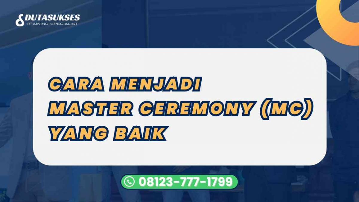 Ilustrasi keterampilan kepemimpinan dan MC profesional