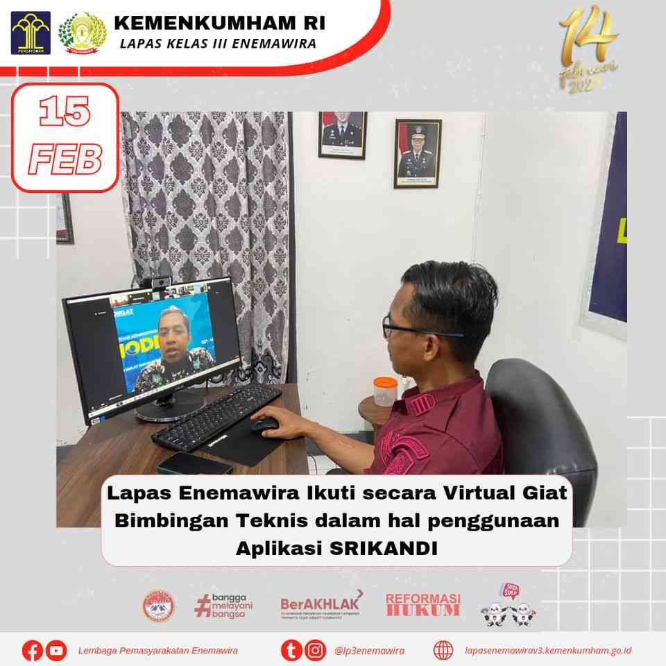 Lapas Enemawira Ikuti Secara Virtual Giat Bimtek Dalam Hal Penggunaan ...