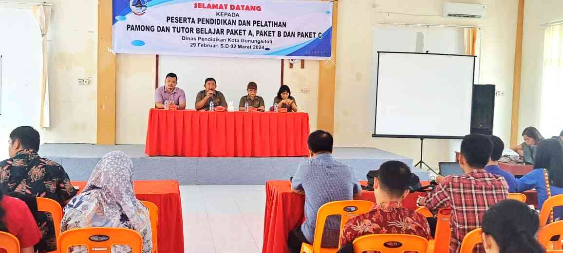 Dinas Pendidikan Gelar Diklat Tutor dan Pamong Belajar