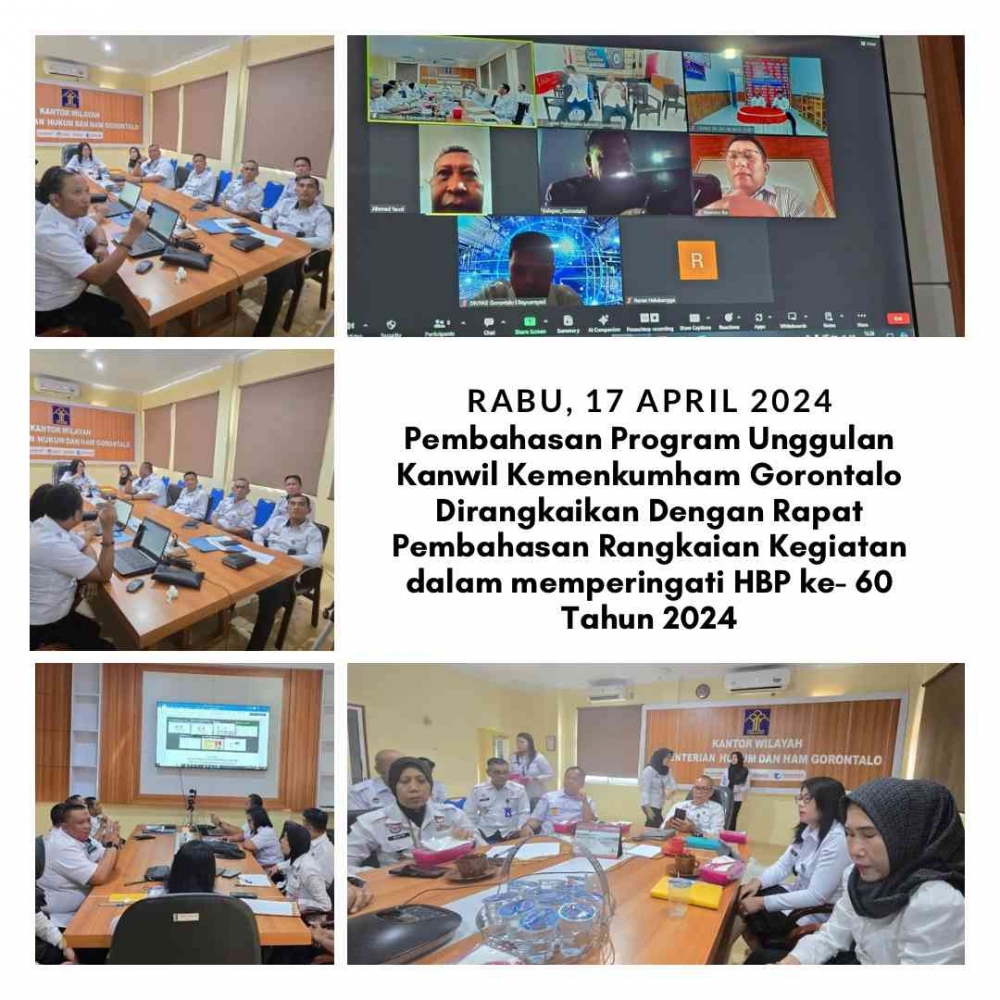 Kepala LPKA Gorontalo Bahas Program Unggulan bersama Kakanwil ...