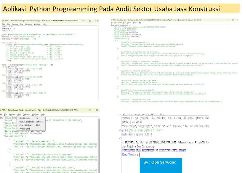Kuis 12 - Pemeriksaan Pajak - Aplikasi Python Programming Pada Audit ...