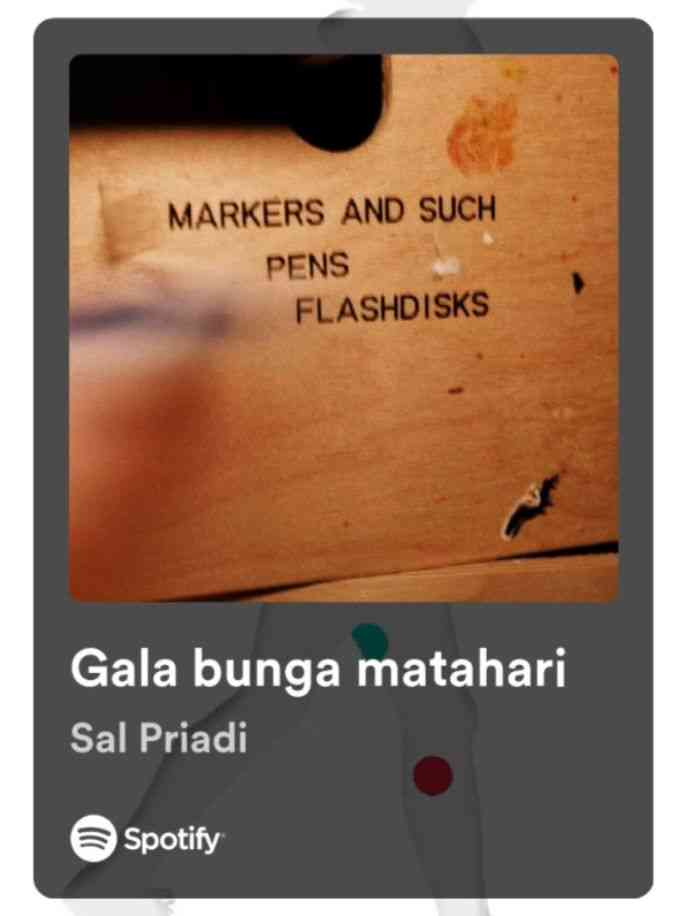 Kehilangan Insan "Gala Bunga Matahari" - Sal Priadi Halaman 1 ...