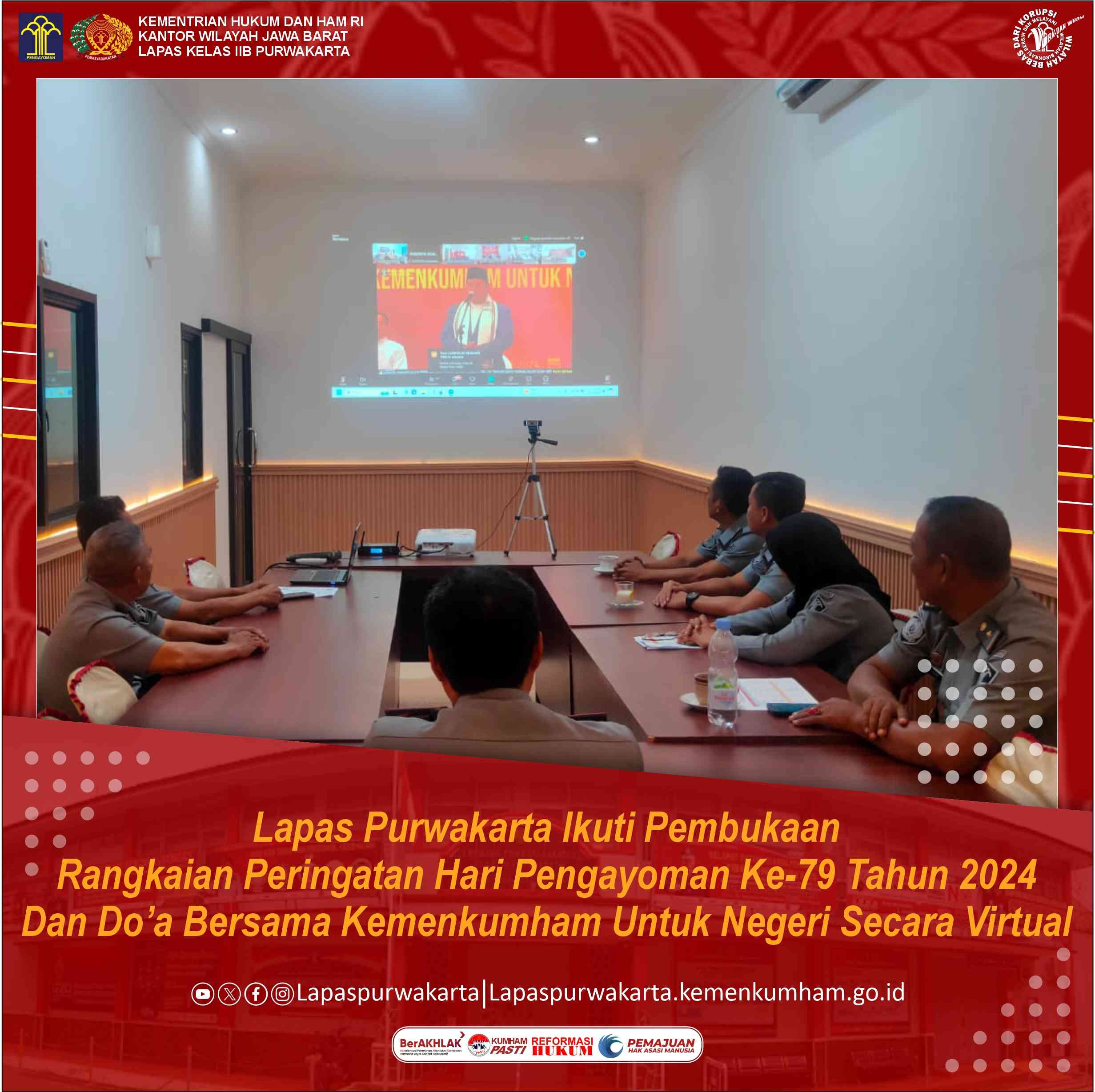 Lapas Purwakarta Ikuti Pembukaan Rangkaian Peringatan Hari Pengayoman ...