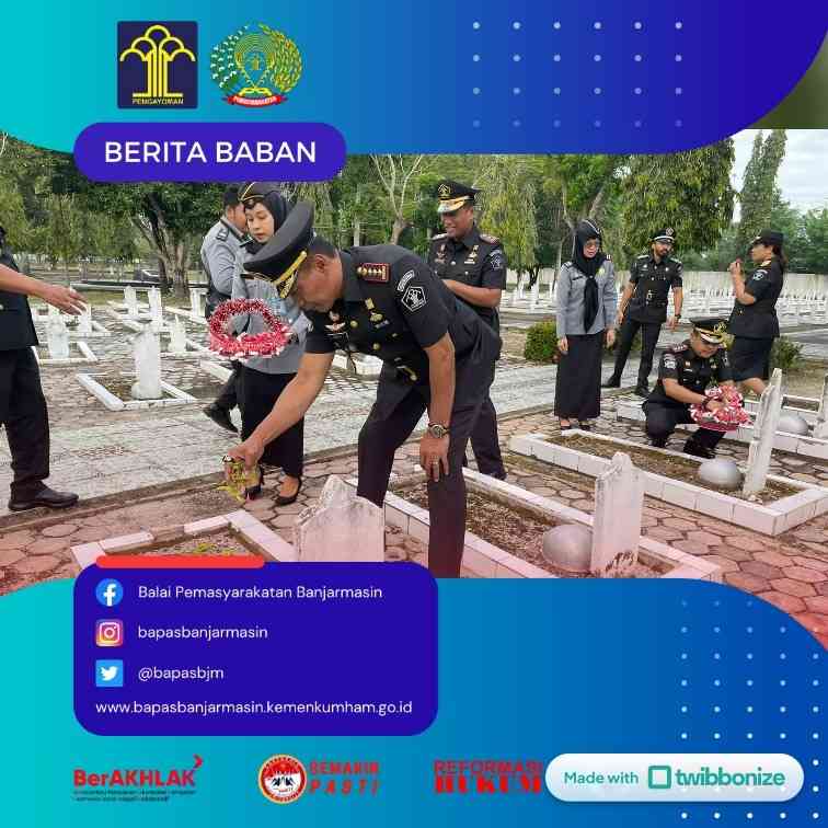 Pelaksanaan Tabur Bunga Di Makam Pahlawan Dalam Rangkaian Acara ...