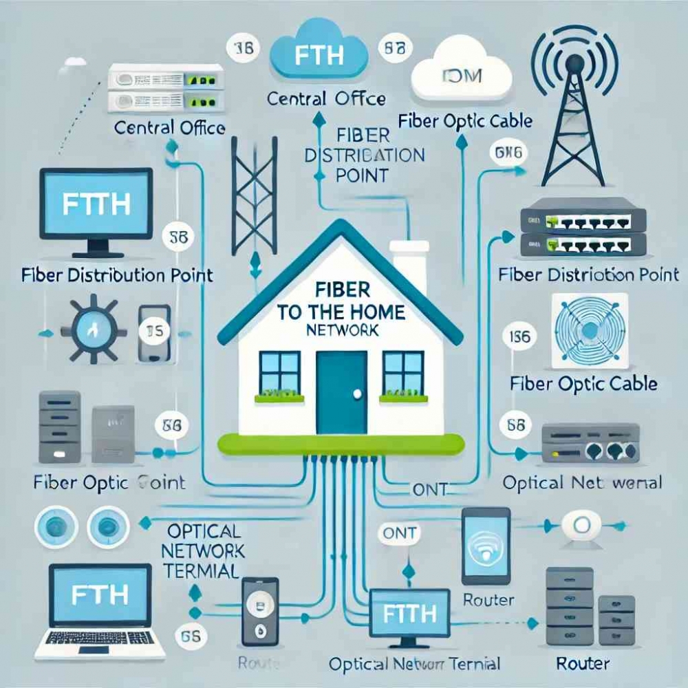 Ftth Overview Strategi Efektif Membangun Jaringan FTTH (Fiber to The Home) untuk ...