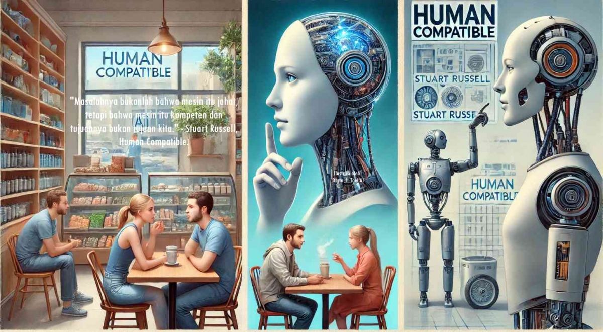 Menjinakkan AI Bersama Stuart Russel dalam Buku