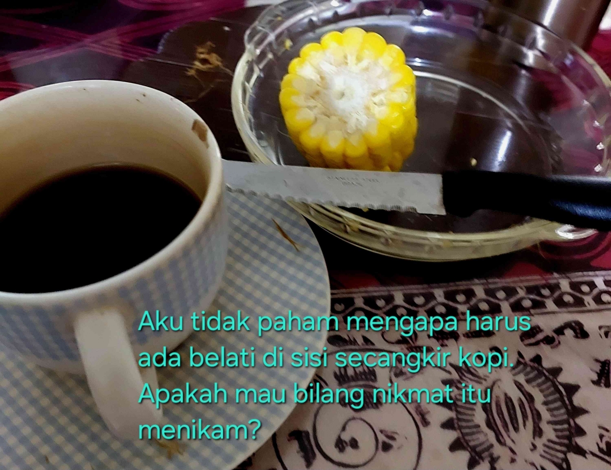 Sebilah Sebilah Belati di Sisi Secangkir Kopi Pagi - Kompasiana.com