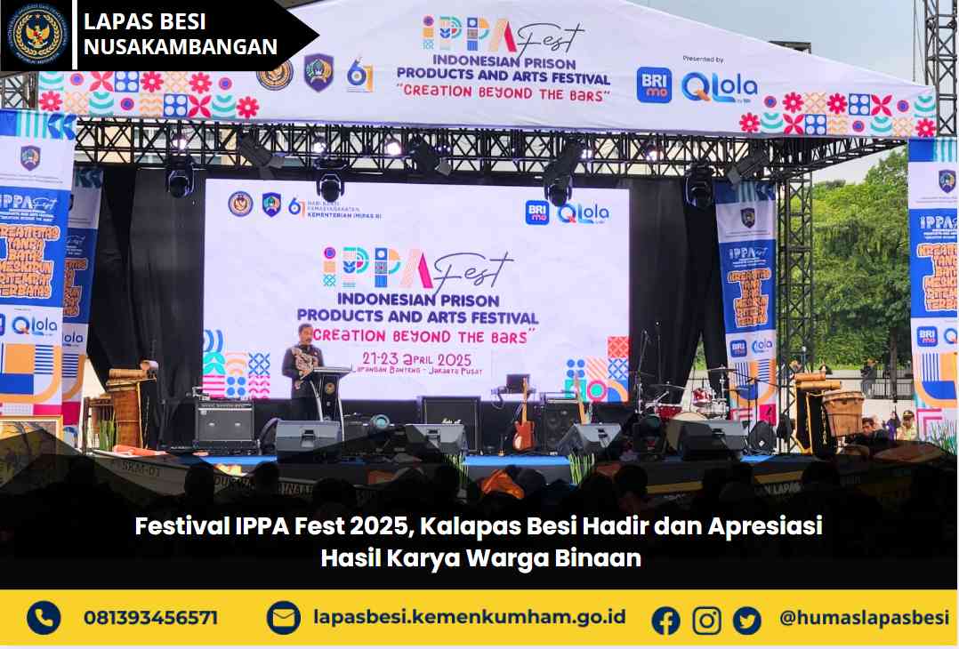 Festival IPPA FEST 2025 , Kalapas Besi Hadir dan Apresiasi Hasil Karya ...