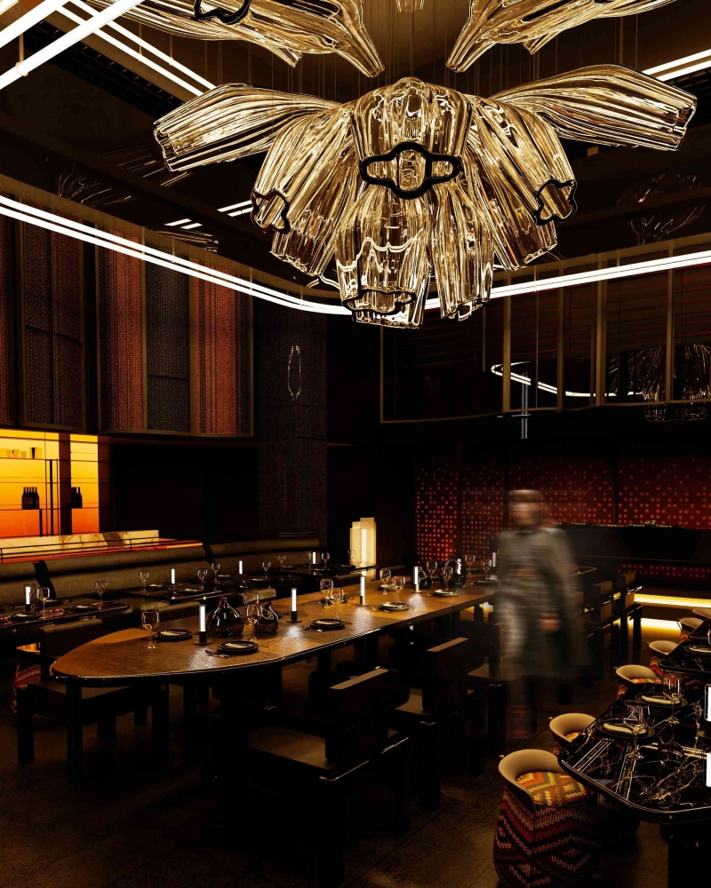 MANNA Interior Lights Up Nigeria's Nightlife with Fiery Elegance ...