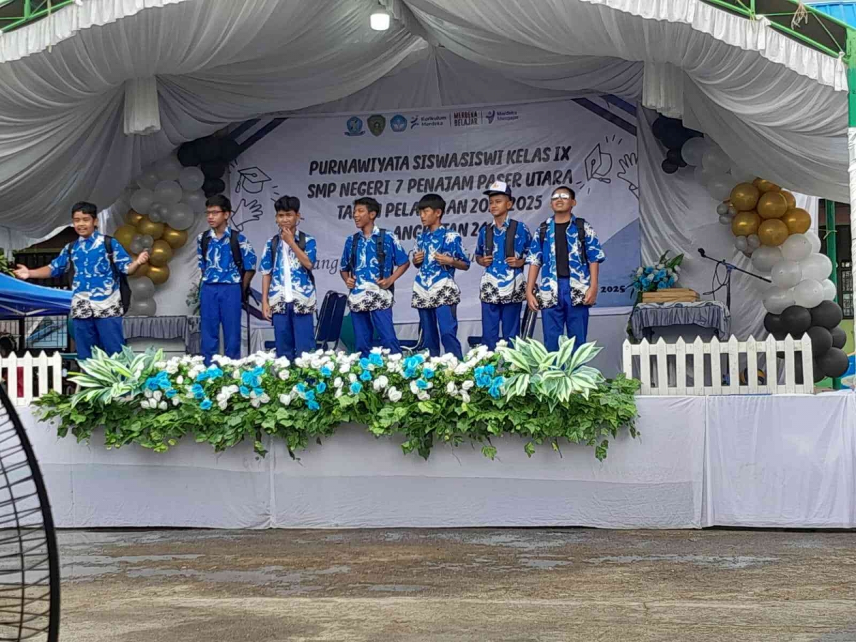 Smp Spd Aksi Siswa-Siswa SMP 7 PPU Kaltim dalam Acara Purnawiyata Kelas IX ...