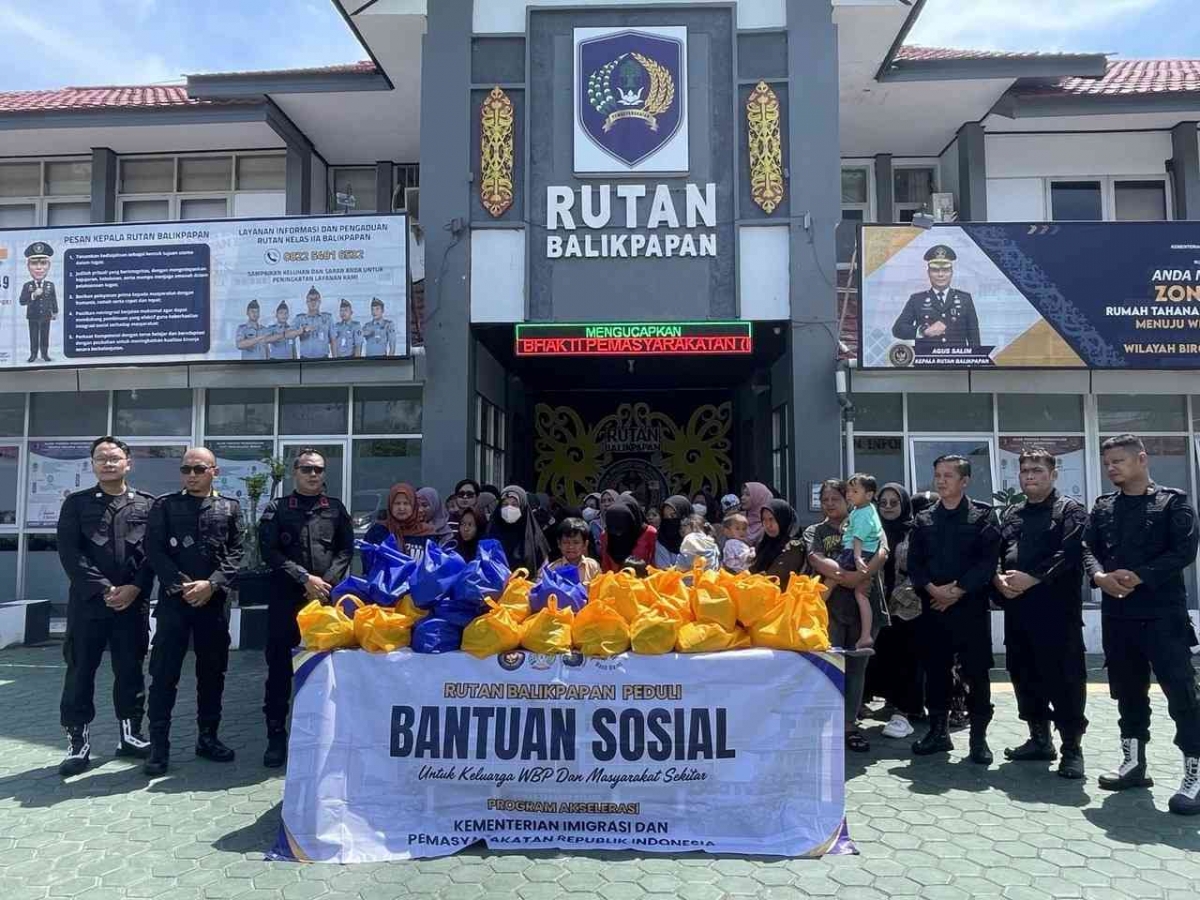 Rutan Balikpapan Pertegas Nilai Humanis Pemasyarakatan lewat Bantuan ...
