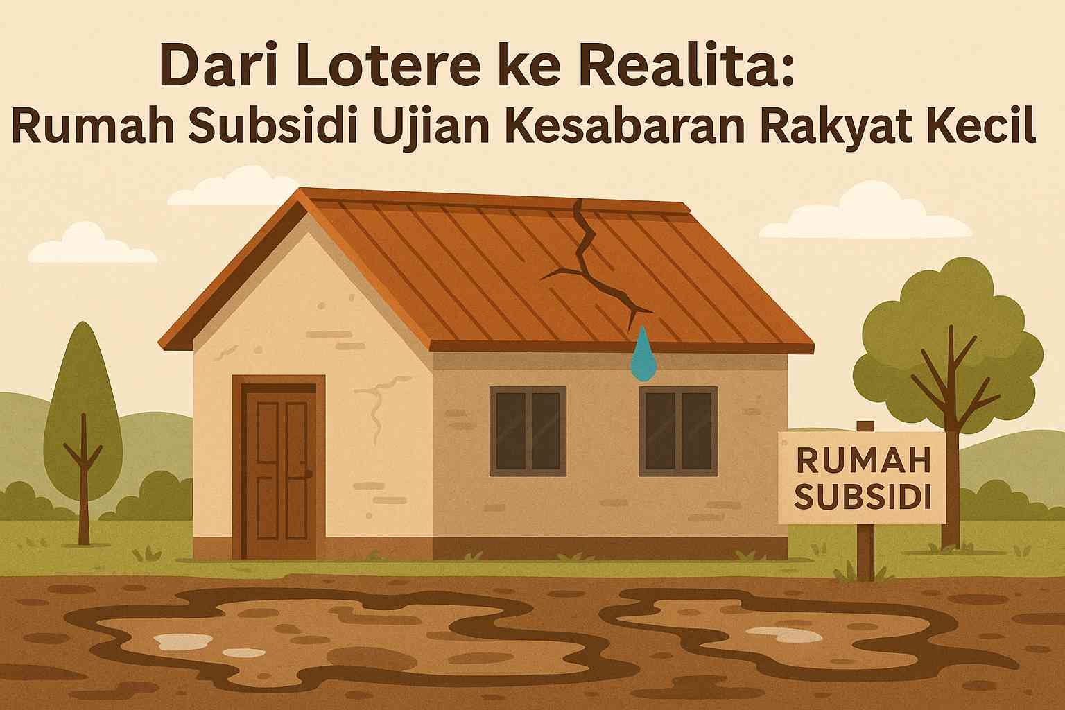 Dari Lotere ke Realita: Rumah Subsidi Ujian Kesabaran Rakyat Kecil Halaman  1 - Kompasiana.com