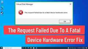 Cara Mengatasi Error "The Request Failed Due ti a Fatal Device Hardwere ...