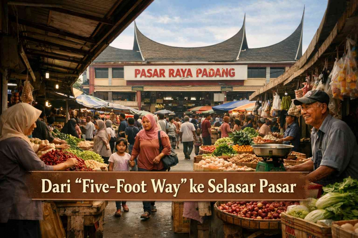 Target Pasar Raya Dari Five-Foot Way ke Selasar Pasar Raya Halaman 1 - Kompasiana.com