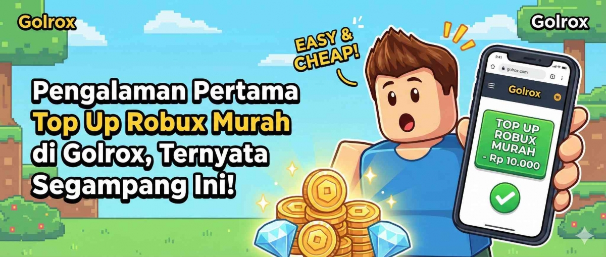 Top Up Robux Rupiah Golrox, Platform Top Up Robux dengan Harga Kompetitif untuk Transaksi ...