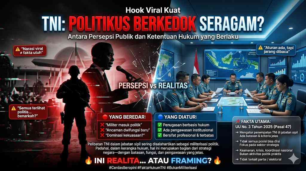 Polytkus TNI: Politikus Berkedok Seragam, Antara Persepsi dan Ketentuan Hukum ...
