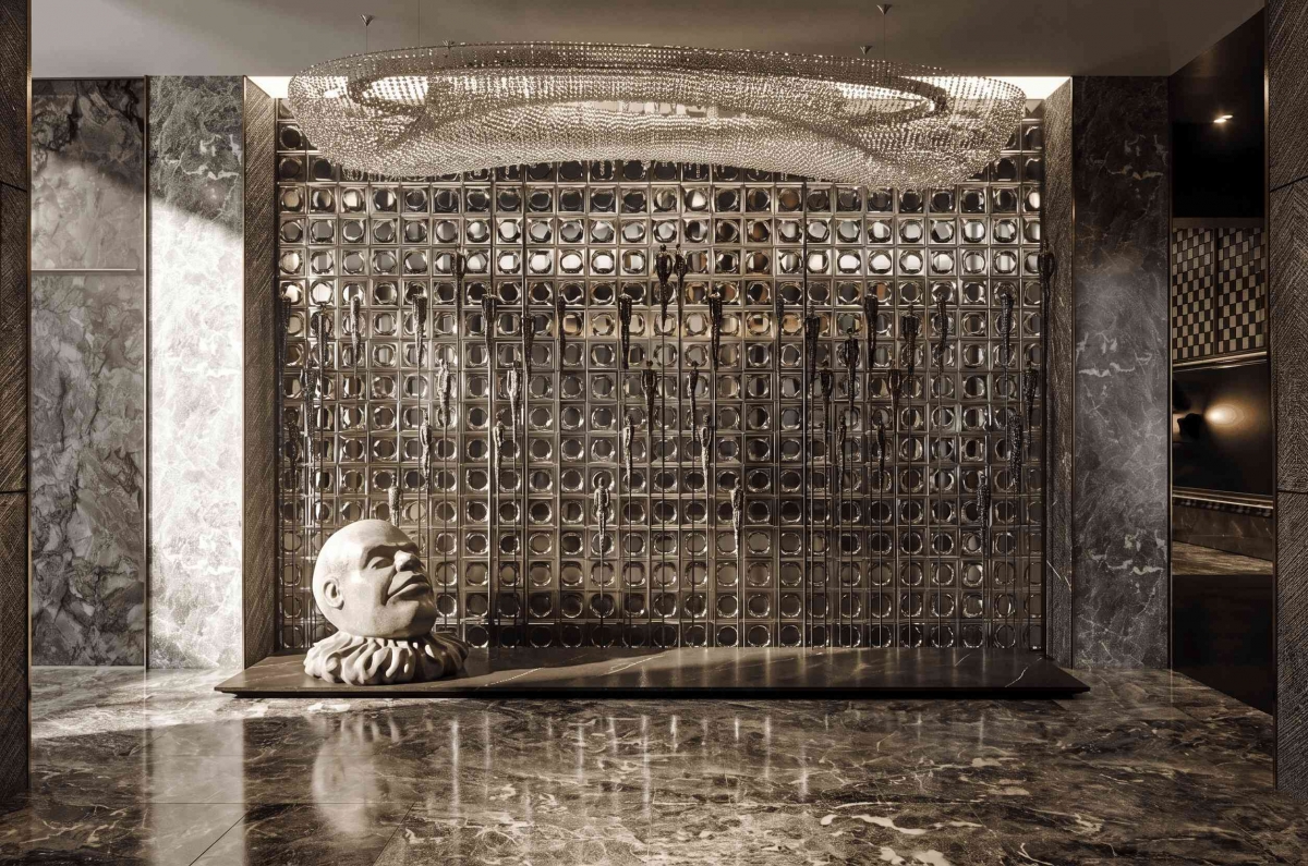 Rumah Mewah dengan Sentuhan Sculptural, Marble, dan Dramatic Lighting ...