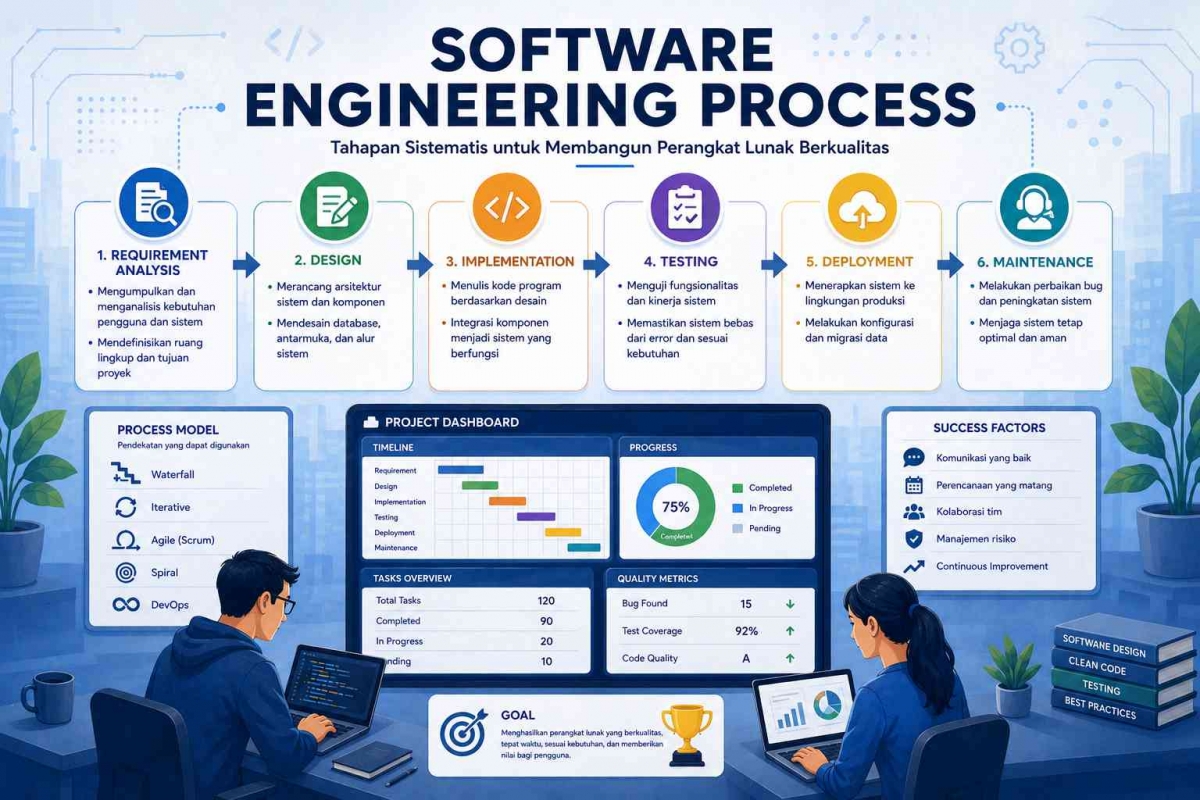Software Engineering Process Infographic CHAPTER 10: Software Engineering Process Halaman 1 - Kompasiana.com