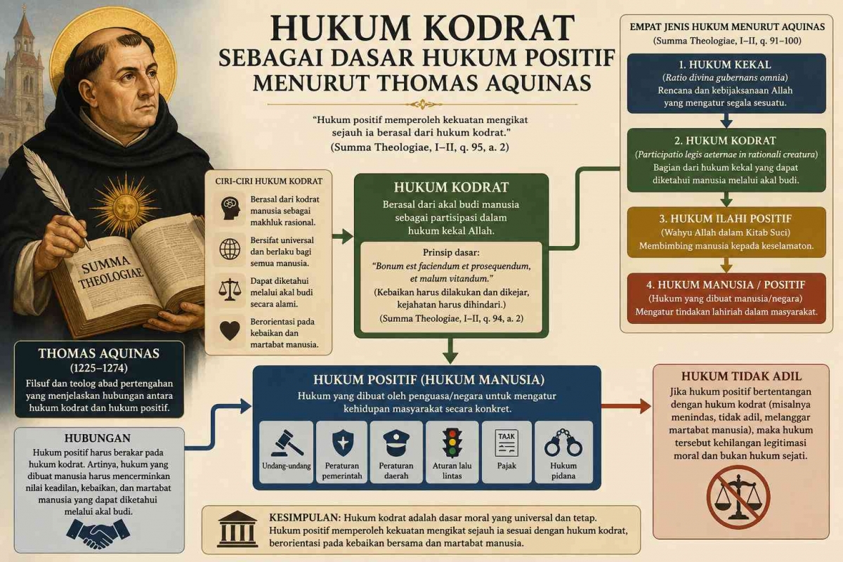 Kodrat Hukum Kodrat Sebagai Dasar Hukum Positif Menurut Thomas Aquinas ...
