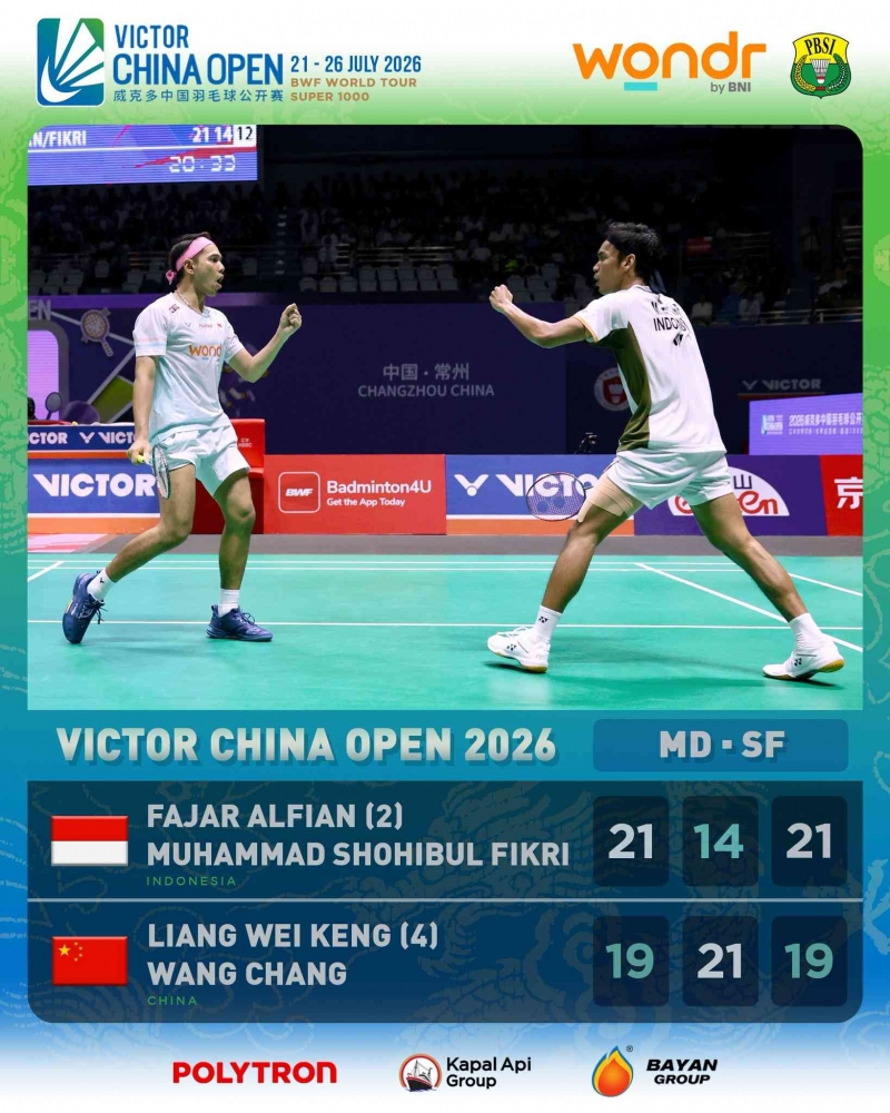 Final Ganda Putra Japan Open 2026 Diulangi di China Open 2026