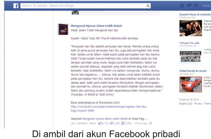 Peringatan Hari Ibu Antara Pro Dan Kontra Kompasiana Com