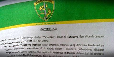 Contoh Surat Kontrak Esport